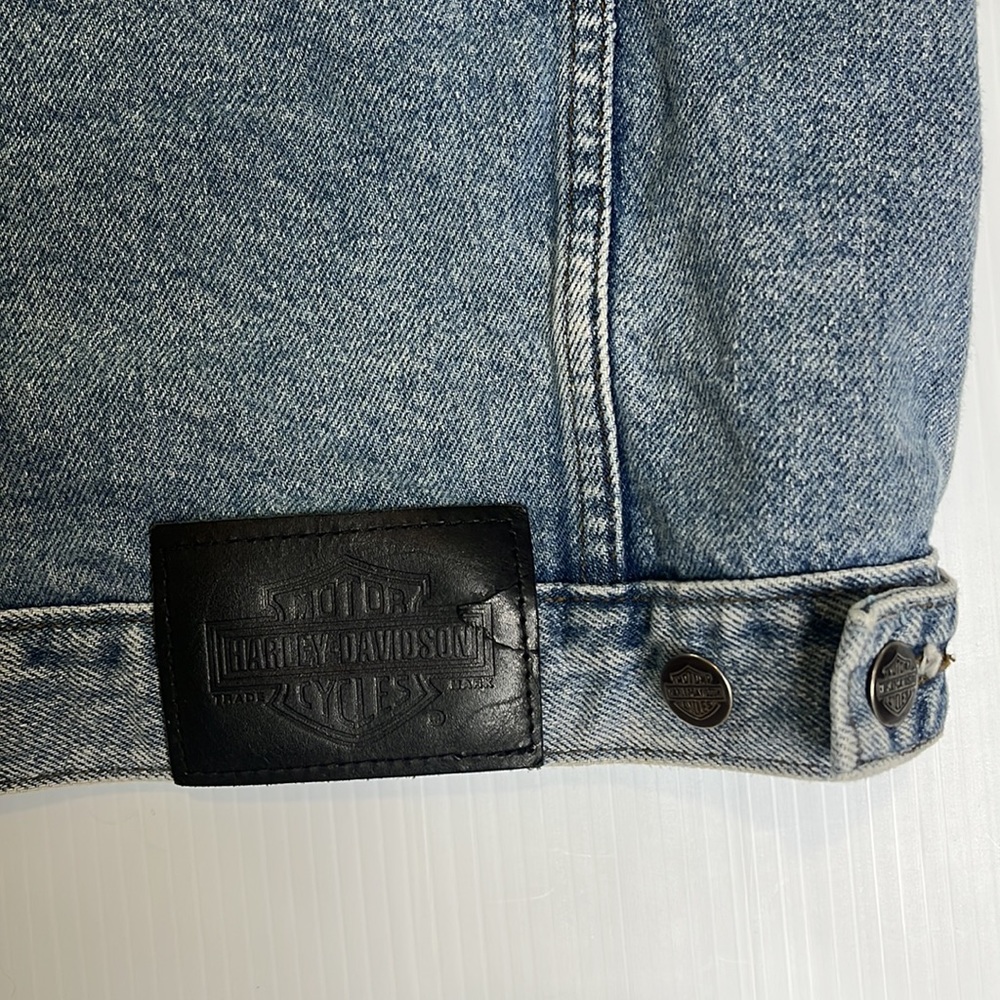 Harley Davidson Motorcycle Beige Patch Vintage Je… - image 5